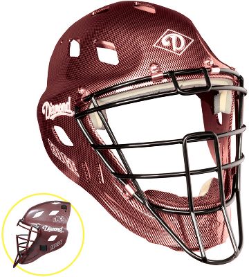 Baseball Diamond EdgeIX3 Womens Catchers Helmet Large Dark Green