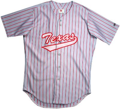 Rawlings Adult Pinstripe Full Button Jersey