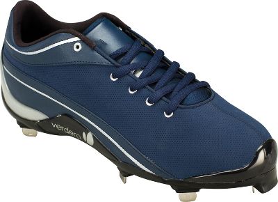 Verdero Men's Navy/Silver Low Metal Baseball Cleats