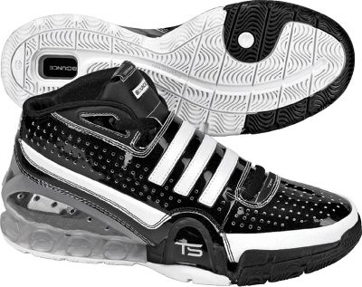 Adidas Bounce Commander Blk/Wht Basketball Shoes