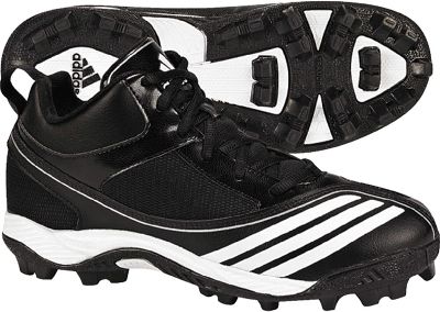 Adidas Scorch Blast Blk/Wht Mid Molded Football Cleat