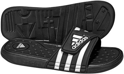Adidas Men's Adissage Black/White Slides