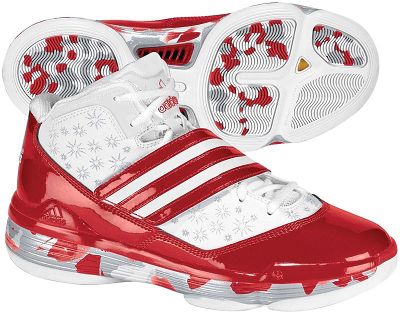 Adidas Women's Ace Commander White/Red Basketball Shoes