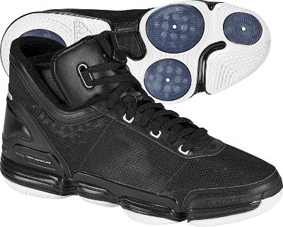 Adidas Men`s Heat Check Black/White Basketball Shoes