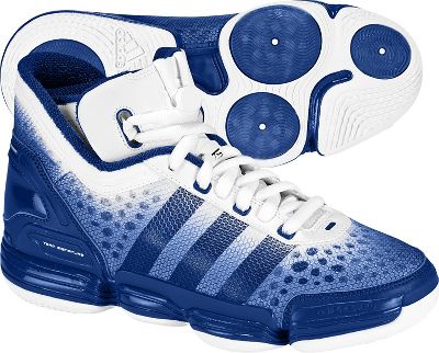 Adidas Women's Heat Check Royal/White Basketball Shoes