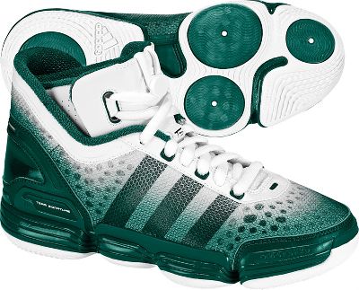 Adidas Women's Heat Check Forest/White Basketball Shoes