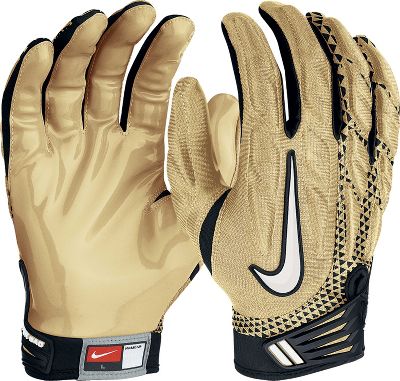 Nike Adult Superbad Veg Gold/Black Football Gloves