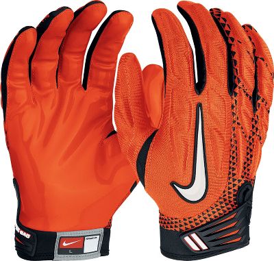 Nike Adult Superbad Orange/Black Football Gloves