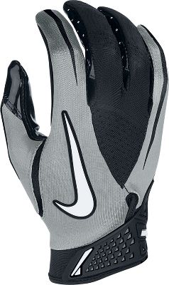 Nike Adult VaporJet Grey/Black Football Gloves