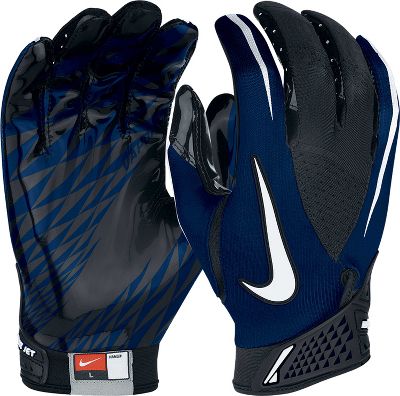 Nike Adult VaporJet Navy/Black Football Gloves
