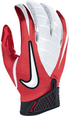 Nike Adult VaporJet Red/White Football Gloves
