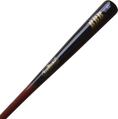 Bamboo 2-Tone Brown/Black Wood Baseball Bat