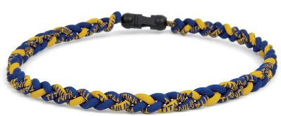 Brett Brothers Ionic Navy/Gold Braided Necklace