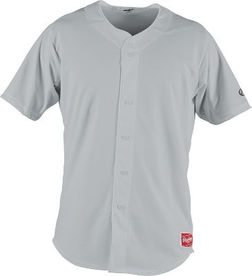 Rawlings Men's Faux Button Baseball Jersey eBay