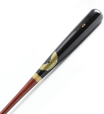 SamBat Hardwood B/W Maple Wood Baseball Bat