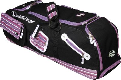 Louisville Slugger Purple Kozmo Wheeled Player Bag