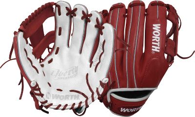 Worth Liberty Advanced 11 1/2" Maroon Baseball Glove