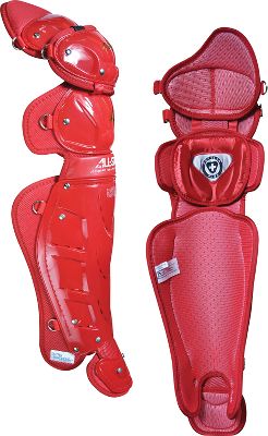 Baseball All Star Catchers Cool Max Leg Guards Ages 12 16 Baseball Catchers Leg Guards