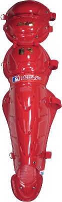 Baseball All Star Ultra Cool Catchers Leg Guards Black Purple