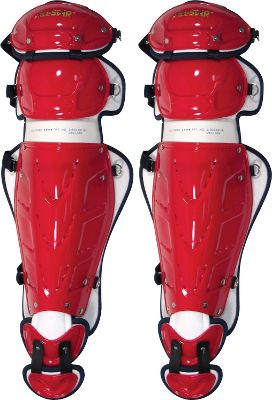 All Star 16 12 2 Tone Custom Catchers Leg Guards Baseball Catchers Leg Guards