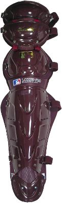 Baseball All Star Ultra Cool Catchers Leg Guards Maroon