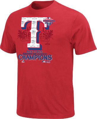 Majestic MLB 2011 Official ALCS Locker Room T-Shirt