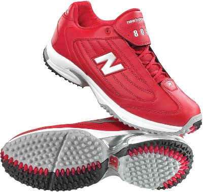 Width Shoes on Turf 4e Wide Red Baseball Shoe Size 7 5 Turf Coaches Baseball Shoes