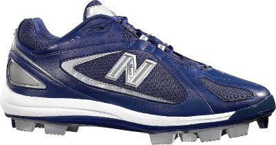 Baseball New Balance Wide 2E Low Molded Cleat Blue White