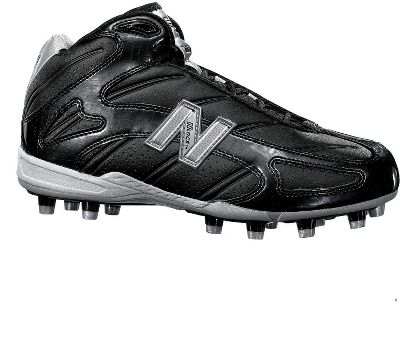 New Balance Men's Strength Mid Molded Cleat Black/White 