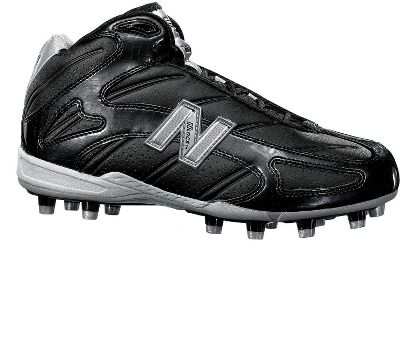 New Balance Men's Strength Mid Molded Cleat Black/White 