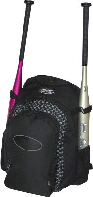 Softball - Miken Fastpitch Backpack Bag - Black - Softball Backpacks
