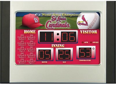 MLB Scoreboard Desk Alarm Clock - Baseball Home & Baseball Office