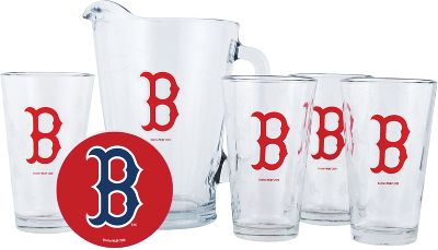 MLB Pitcher with Glassware Set - Baseball Home & Baseball Office