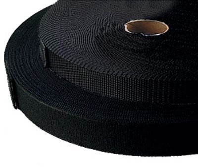 Adams Black Football Shoulder Pad Elastic - 1 Inch