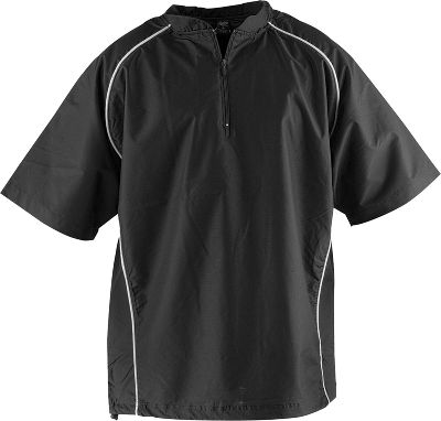 Rawlings Men's Short Sleeve Half-Zip Batting Jacket