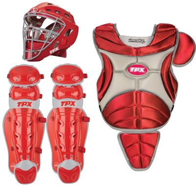 Louisville Omaha Intermediate Scarlet Catcher's Set