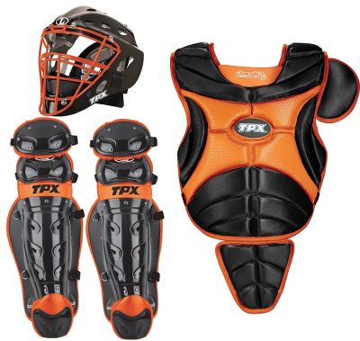 Louisville Omaha Youth Black/Orange Catcher's Set