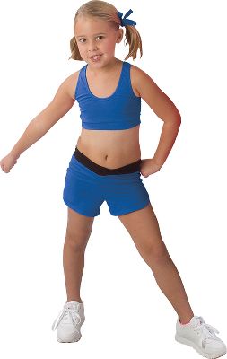 Pizzazz Youth MVP Sports Bra w/ Racer Back Design