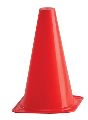 Lightweight 9" Plastic Orange Cones (Dozen)