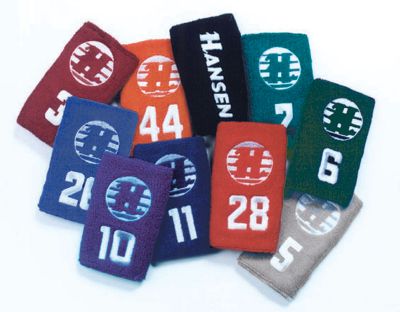 Hansen Custom Numbered Wristbands