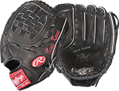 Baseball - Rawlings Personalized Black HOH Custom Glove  -