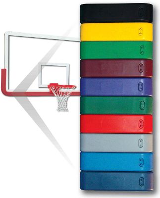 Baseball - Gared Pro-Mold Backboard Padding - Basketball Court Equipment - Goals, racks, pads