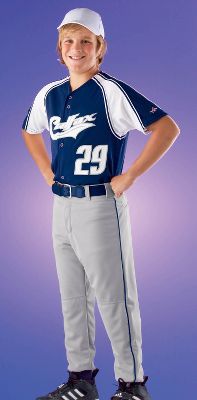 Alleson Athletic Youth Solid Baseball Jersey