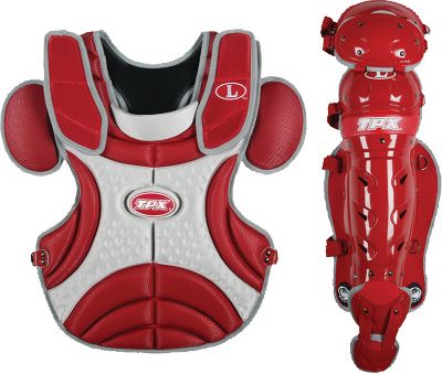 Baseball Louisville Pulse Adult 2 Tone Catchers Set Burnt Orange Black