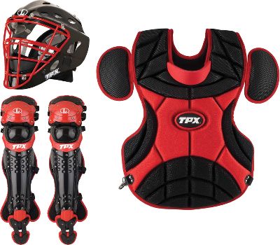 Louisville Pulse Static Blk/Sca Adult Catcher's Set