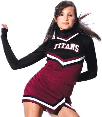 Alleson Athletic Adult Custom V-Notch Cheer Skirt