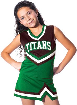 Alleson Athletic Youth Custom V-Notch Cheer Skirt