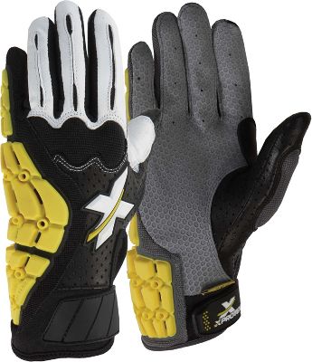 XPROTEX Mens BlackWhite RAYKR Protective Gloves Adult Baseball Batting Gloves