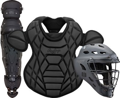 Rawlings Intermediate Blackout Series Catchers Set Baseball Catchers Accessories