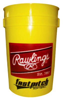 Baseball Rawlings Empty Fastpitch Softball Bucket